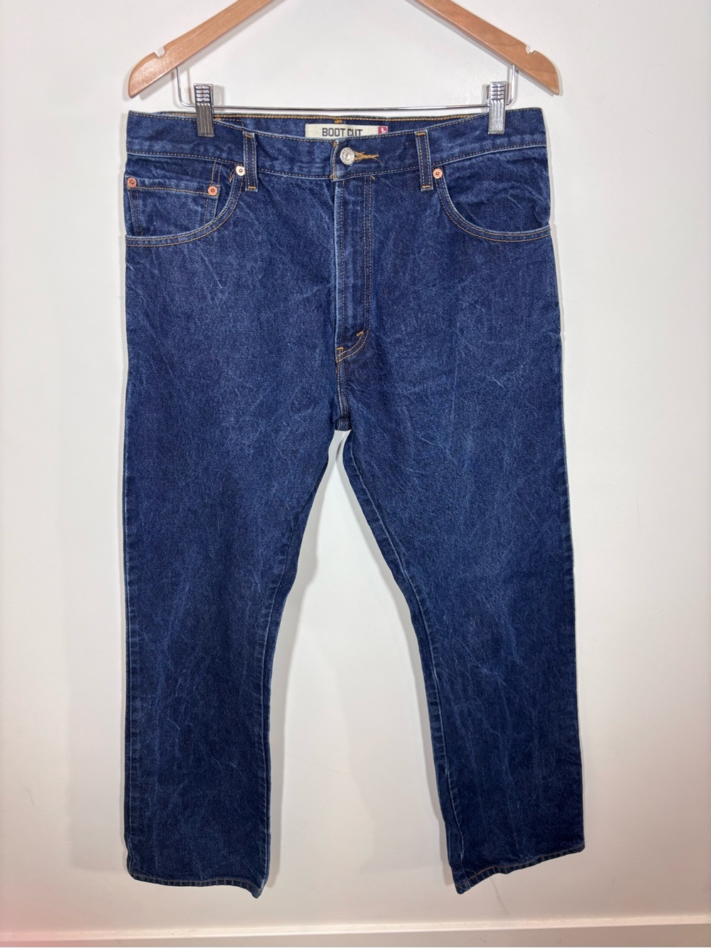 Levi’s Men 517 Bootcut Jeans Blue 35X34 Cotton Classic - Picture 2 of 11